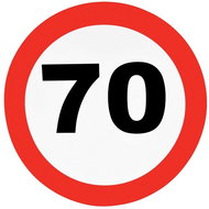 Decoration traffic sign 70 - Decoration