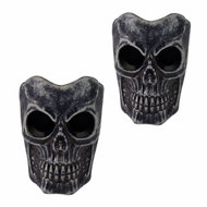 Rappa Decoration skull candle – skeleton – halloween – 2 pcs - Decoration
