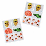 FUNNYFASHION Bottle stickers - mix - halloween - 12 pcs - Decoration