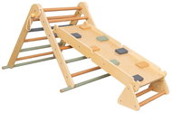 Derrson Pikler triangle 3in1 - ladder + climbing wall + beam W5339 - Children's Climbing Frame