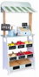 Kids' Play Store Derrson XL Wooden Farmer Shop with cash register, scale and accessories W5295 - Dětský obchod