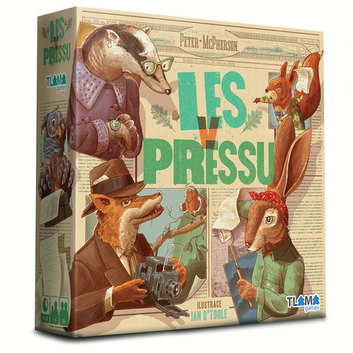 TLAMA games Les in the press - Board Game - Main image