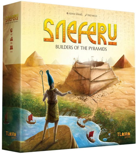 TLAMA games Sneferu - Pyramid Builders CZ / EN - Board Game - Main image