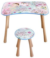 POPCORN Dětský psací stůl a stolička - Květinová víla - Children's Furniture
