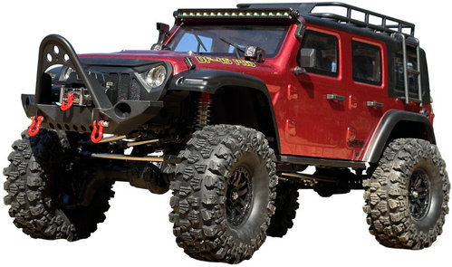 DF models DF-04S Pro BL Brushless Crawler 1:10, Metallic Burgundy Main image DF models DF-04S Pro BL Brushless Crawler 1:10, Metallic Burgundy - Remote Control Car - Main image