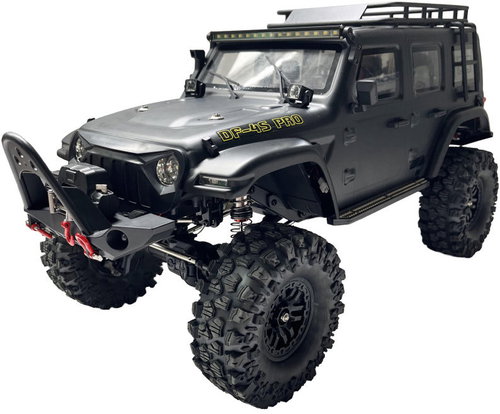 DF Models DF-04S Pro BL Brushless Crawler 1:10, Matte Black - Remote Control Car - Main image
