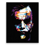 Joker in colours 02 - 40 × 50 cm, canvas off the frame - Painting by Numbers