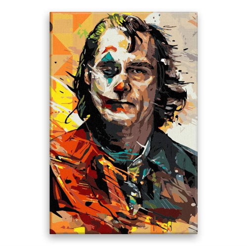 Joker 06 - 40 × 60 cm, canvas off the frame - Painting by Numbers - Main image