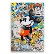 Mickey Mouse - 40 × 60 cm, canvas off the frame - Painting by Numbers