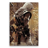 Assasin 03 - 40 × 60 cm, without wooden frame - Painting by Numbers