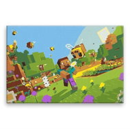 Minecraft - 60 × 40 cm, without wooden frame - Painting by Numbers