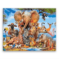 Friendship - 100 × 80 cm, without wooden frame - Painting by Numbers