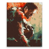 Iron Man - 80 × 100 cm, without wooden frame - Painting by Numbers
