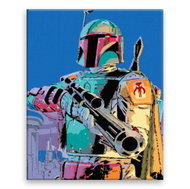 Boba Fett - 80 × 100 cm, canvas off the frame - Painting by Numbers