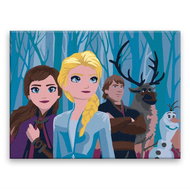The Ice Kingdom - 40 × 30 cm, canvas off the frame - Painting by Numbers