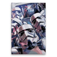 Star Wars 02 - 40 × 60 cm, without wooden frame - Painting by Numbers
