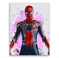 Spiderman 02 - 60 × 80 cm, canvas off the frame - Painting by Numbers