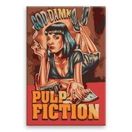 Pulp Fiction 03 - 40 × 60 cm, without wooden frame - Painting by Numbers