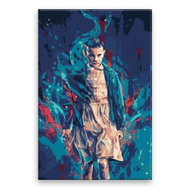 Stranger Things 01 - 40 × 60 cm, without wooden frame - Painting by Numbers
