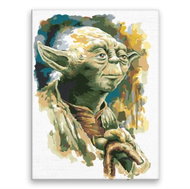 Yoda 03 - 60 × 80 cm, without wooden frame - Painting by Numbers