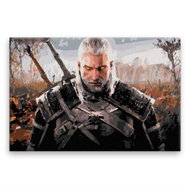 The Witcher 03 - 60 × 40 cm, without wooden frame - Painting by Numbers