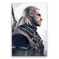 The Witcher 02 - 80 × 120 cm, canvas off the frame - Painting by Numbers