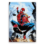 Spiderman 05 - 40 × 60 cm, canvas off the frame - Painting by Numbers