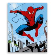 Spiderman 04 - 40 × 50 cm, canvas off the frame - Painting by Numbers
