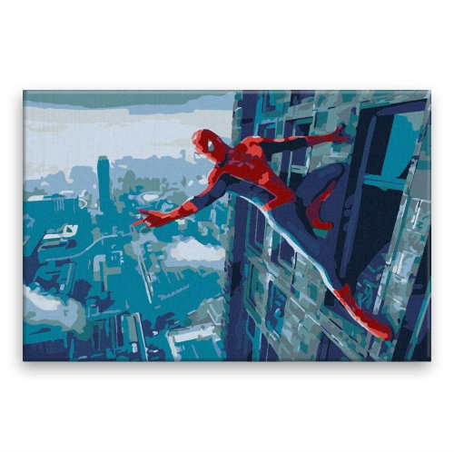 Spiderman 03 - 120 × 80 cm, without wooden frame - Painting by Numbers - Main image