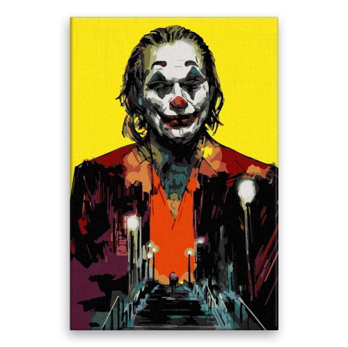 Joker 03 - 40 × 60 cm, canvas off the frame - Painting by Numbers - Main image