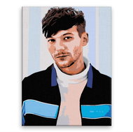 Louis Tomlinson 01 - 60 × 80 cm, without wooden frame - Painting by Numbers