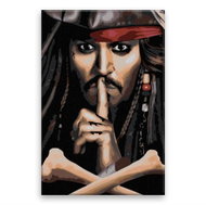 Jack Sparrow 02 - 80 × 120 cm, without wooden frame - Painting by Numbers