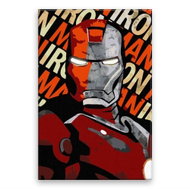 Ironman 01 - 40 × 60 cm, without wooden frame - Painting by Numbers