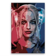 Harley Quinn 04 - 40 × 60 cm, canvas on frame - Painting by Numbers