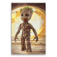 Groot 05 - 80 × 120 cm, without wooden frame - Painting by Numbers