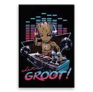 Groot DJ - 80 × 120 cm, canvas off the frame - Painting by Numbers