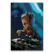 Groot 03 - 40 × 60 cm, canvas off the frame - Painting by Numbers