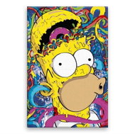 Homer with lots of thoughts - 80 × 120 cm, without wooden frame - Painting by Numbers