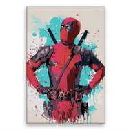 Deadpool 02 - 80 × 120 cm, canvas off the frame - Painting by Numbers