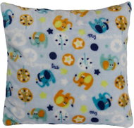 Bellatex Mazlík - dětský motiv - 38 × 38cm - sloník modrý - Pillow