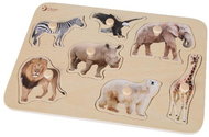 Rappa wooden safari jigsaw 8 pieces - Puzzle