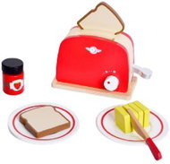 Rappa wooden retro toaster with accessories - Toy Appliance