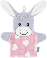 Sterntaler Terry cloth with appliqué, Emma the donkey, 28 × 24, 7221838 - Washcloth