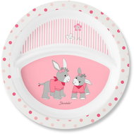 Sterntaler Divided plate, polypropylene, donkey Emma 6821838 - Children's Plate