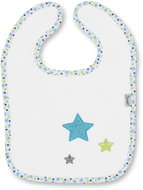 Sterntaler Terry bib, white, stars 7031771 - Bib
