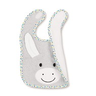 Sterntaler Terry bib impermeable donkey Erik, grey, tabs 7051731 - Bib