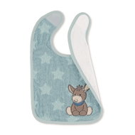 Sterntaler Terry bib impermeable donkey Emmi, stars 7052000 - Bib