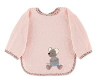 Sterntaler Terry bib with sleeves mouse Mabel 7072071 - Bib
