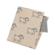 Sterntaler GOTS Blanket knitted double-sided sheep grey 80 × 100 cm 9271982 - Blanket