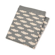 Sterntaler GOTS Knitted blanket puffs 80 × 100 grey 9271981 - Blanket